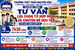 CHƯƠNG TRÌNH TƯ VẤN LỰA CHỌN TỔ HỢP MÔN VÀ CHUYÊN ĐỀ HỌC TẬP